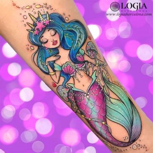 tatuaje-brazo-sirena-logiabarcelona-lilian-raya   